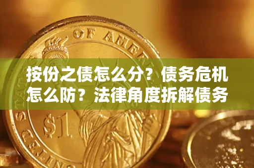 武汉按份之债怎么分？债务危机怎么防？法律角度拆解债务分配与风险自保指南
