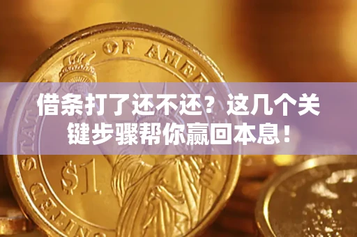 武汉借条打了还不还？这几个关键步骤帮你赢回本息！