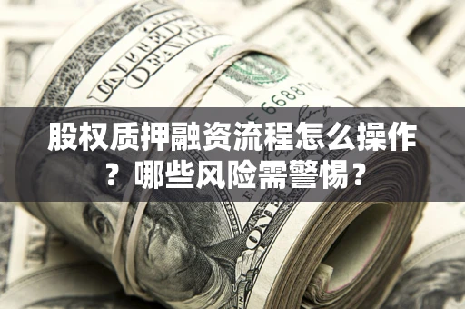 武汉股权质押融资流程怎么操作？哪些风险需警惕？