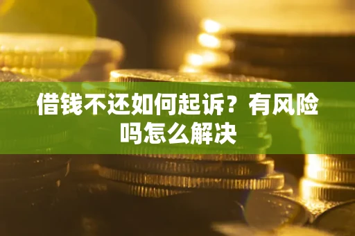 武汉借钱不还如何起诉？有风险吗怎么解决
