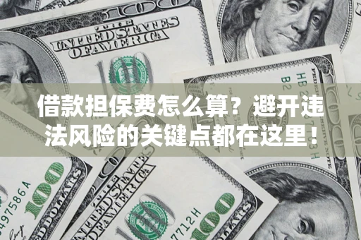 武汉借款担保费怎么算？避开违法风险的关键点都在这里！