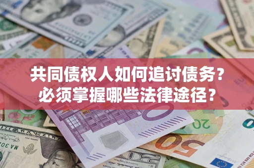 武汉共同债权人如何追讨债务？必须掌握哪些法律途径？