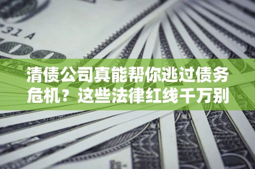 武汉清债公司真能帮你逃过债务危机？这些法律红线千万别踩