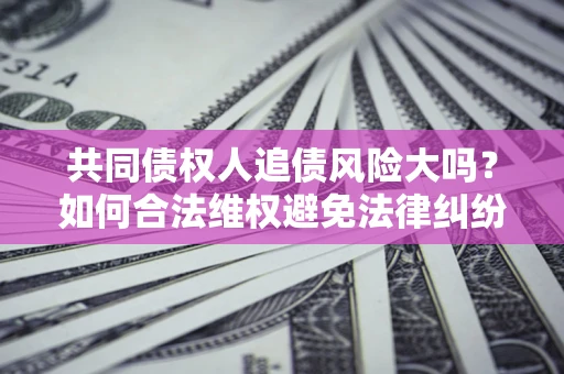 武汉共同债权人追债风险大吗?如何合法维权避免法律纠纷? 武汉共同债权人追债风险大吗?如何合法维权避免法律纠纷?