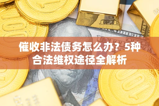 武汉催收非法债务怎么办？5种合法维权途径全解析