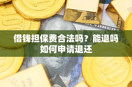 武汉借钱担保费合法吗？能退吗如何申请退还